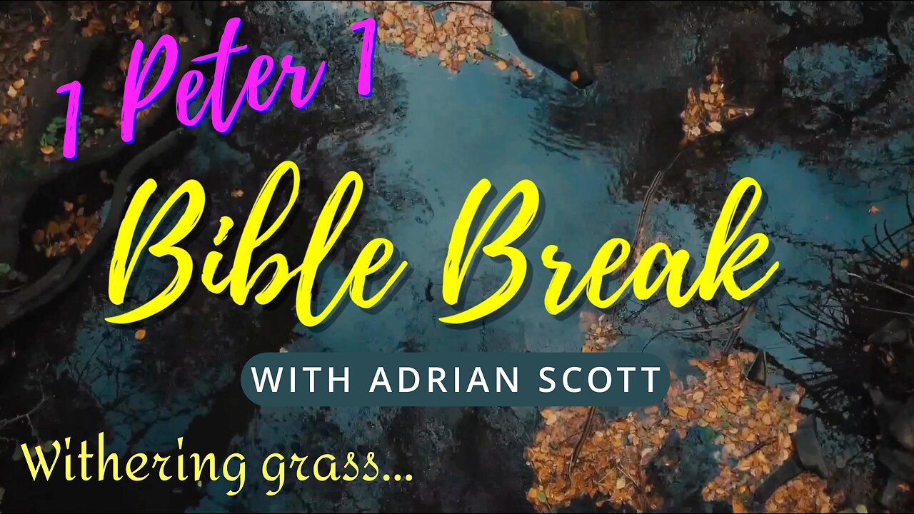 1 Peter 1 - Bible Break With Adrian Scott - Truth And Testimony The Broadcast