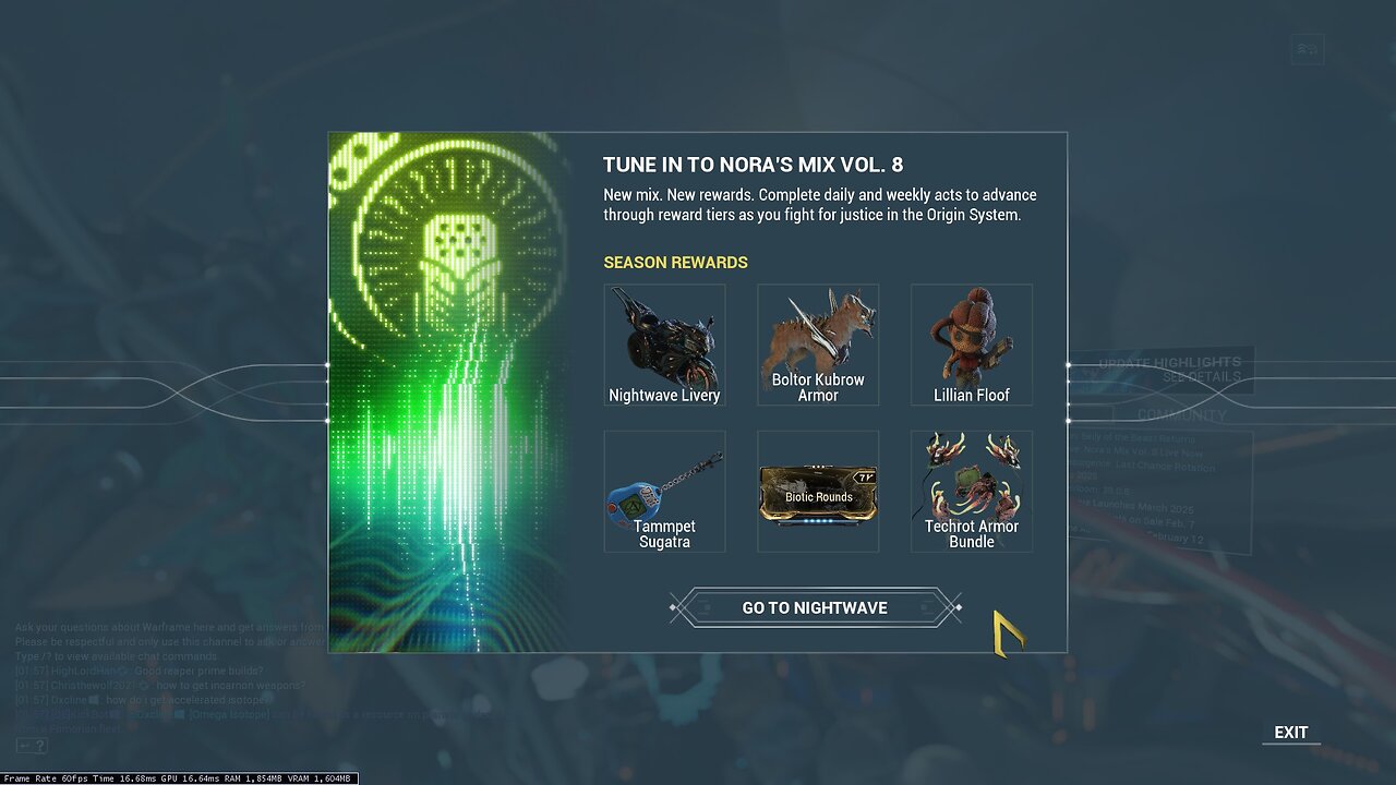 Warframe oopsie missing content 4/15/2025