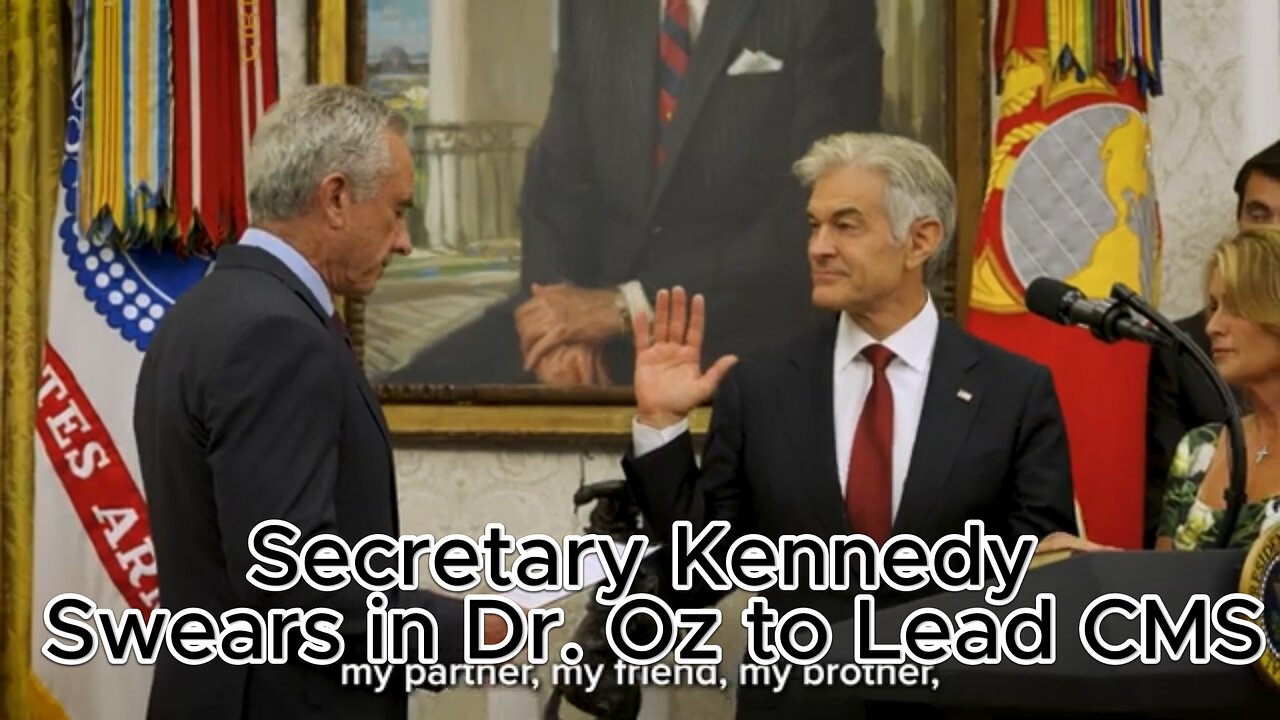 Secretary Kennedy Swears in Dr. Oz to Lead CMS