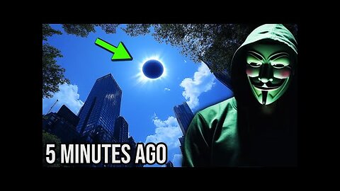 "We've Never Seen Anything Like This Before"The sun has been obscured.