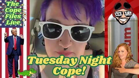 Cope Files Live - Liberal Meltdowns With Guest Chrissie Mayr.