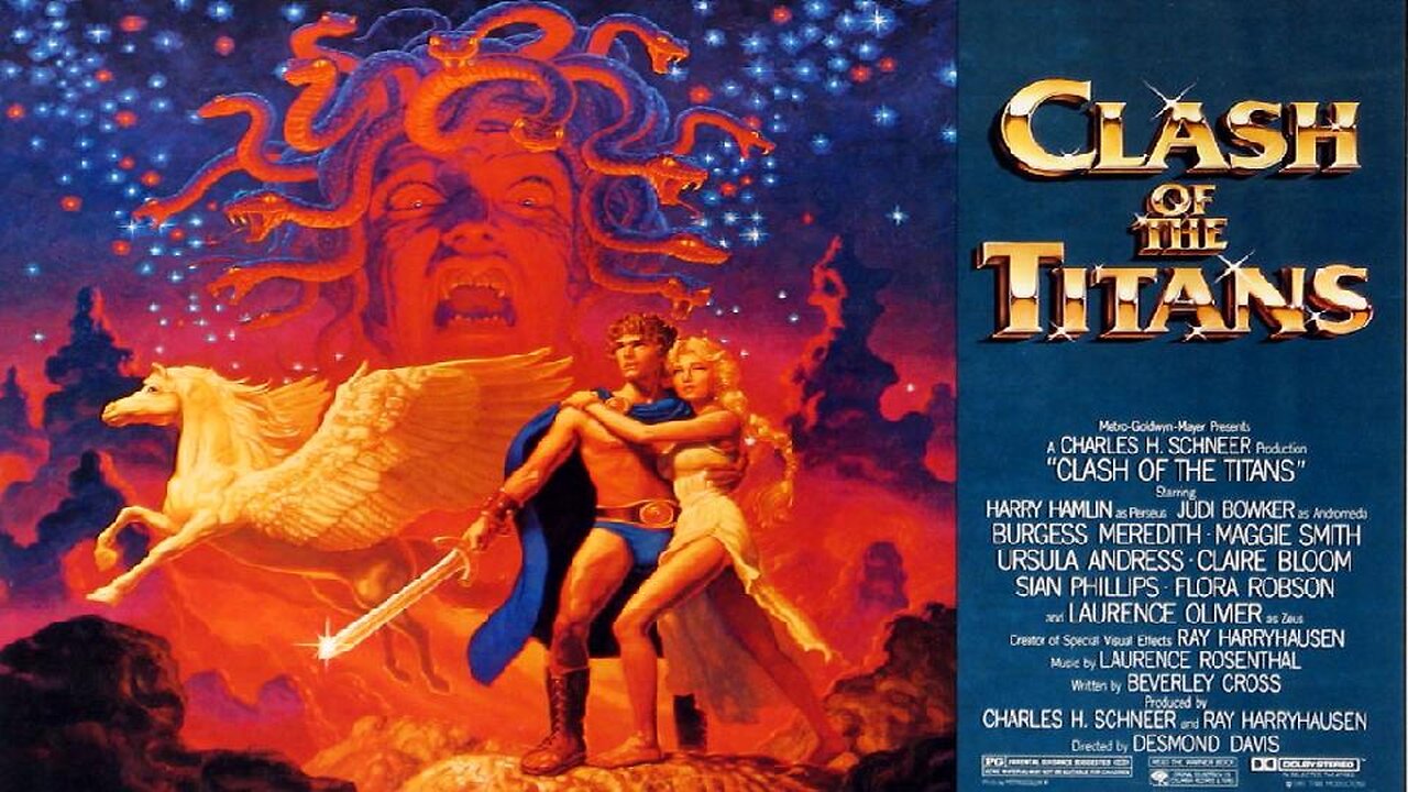 CLASH OF THE TITANS 1981 Ray Harryhausen's Film of Greek Mythos is a Great One FULL MOVIE HD & W/S