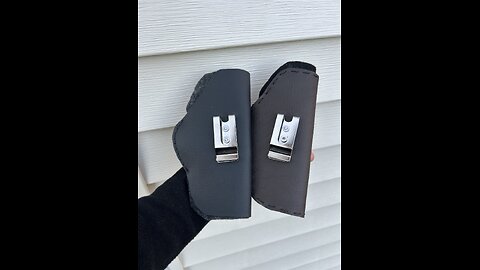 Leather Clip Holster w/ Felt Insert