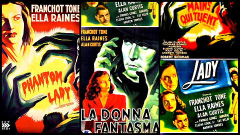 Phantom Lady (1944) Full Movie | IN COLOR 💫 Film Noir | Mystery | Crime | Drama