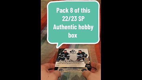 Pack 8 of this 22/23 SP Authentic hobby box