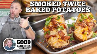 Smoked Twice Baked Potatoes