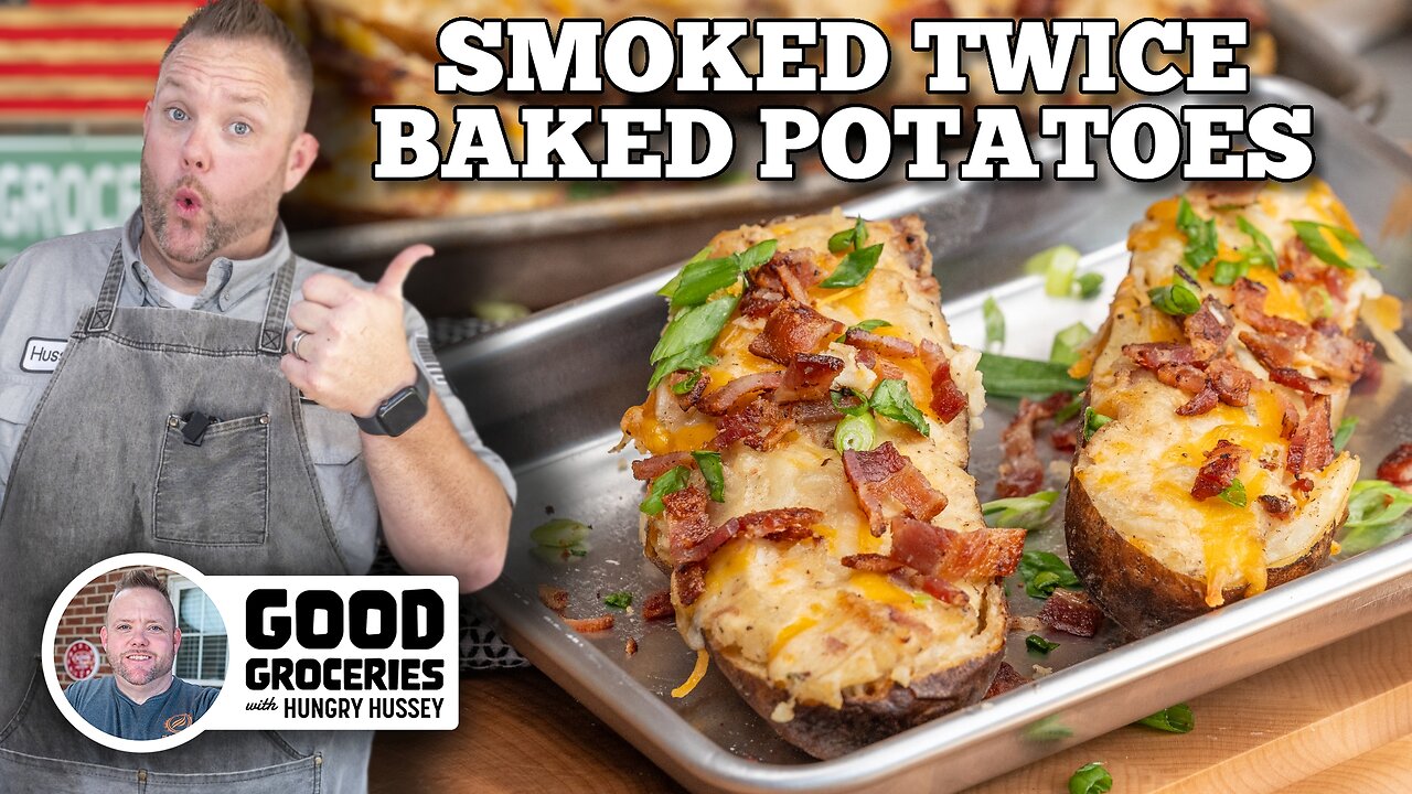 Smoked Twice Baked Potatoes