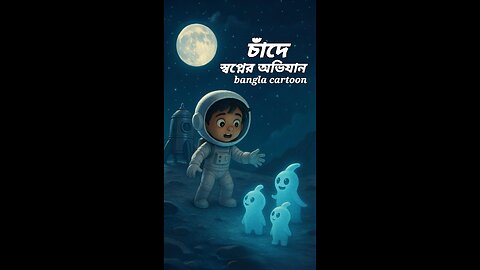 চাঁদে স্বপ্নের অভিযান | bangla cartoon