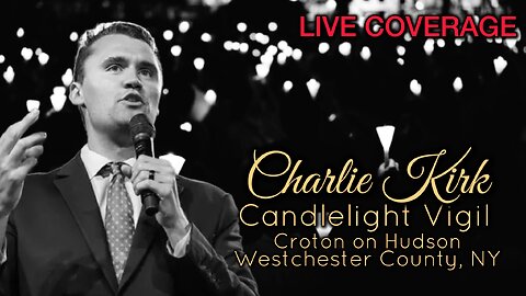 Charlie Kirk Vigil in Croton New York, Westchester. Chrissie Mayr Coverage