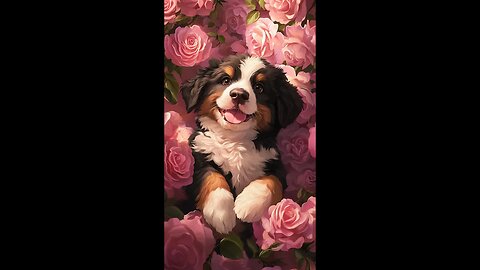 🐕Come meet Rosie the🐕Bernese Mountain Dog Puppy🐕 - Week 8 - Rosie and Poppy Meet🏡#cute #cutedog