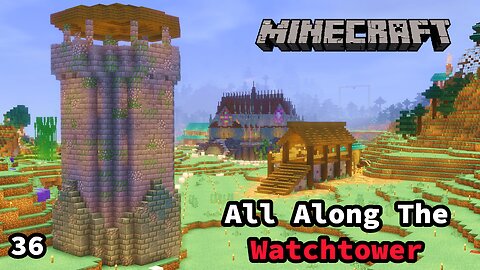 Starting on the Castle Tower! Minecraft: Let's Play