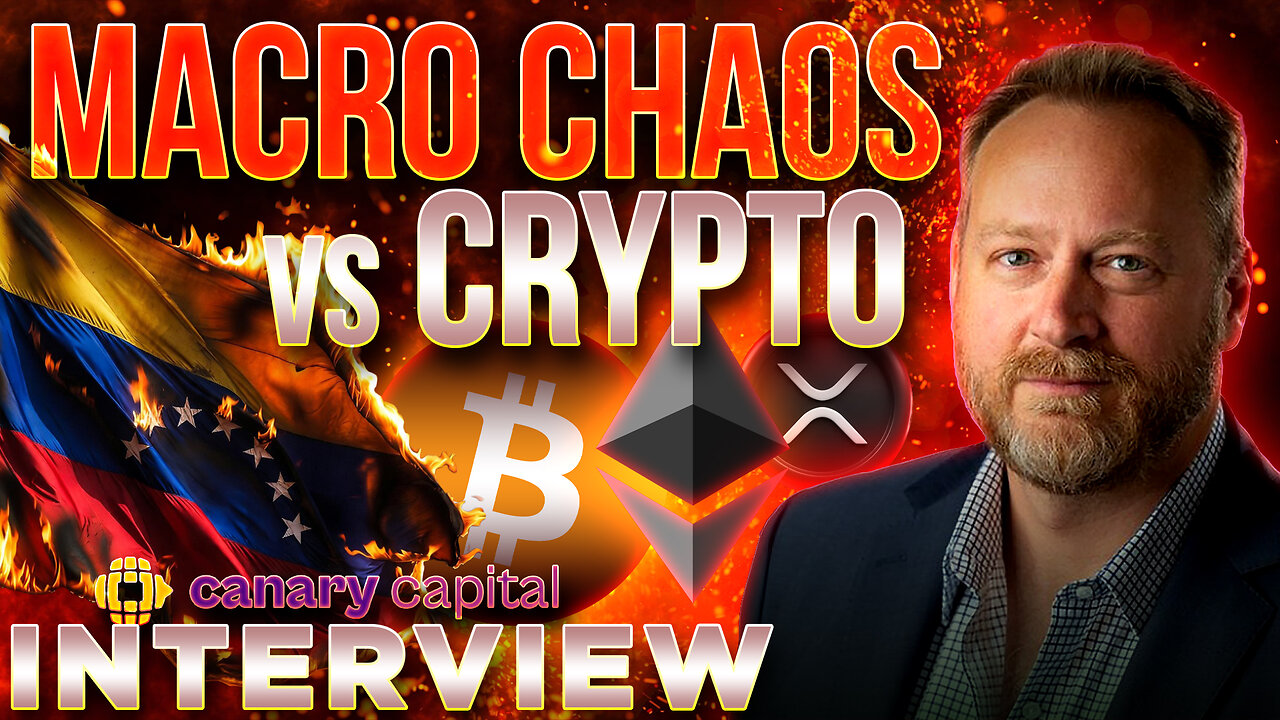 U.S. Seizing Venezuela's Crypto??🚨Canary Capital CEO INTERVIEW🔥Steven McClurg