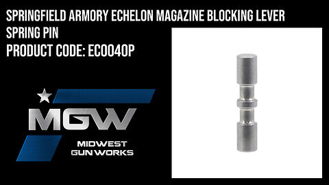Springfield Armory Echelon Magazine Blocking Lever Spring Pin - EC0040P