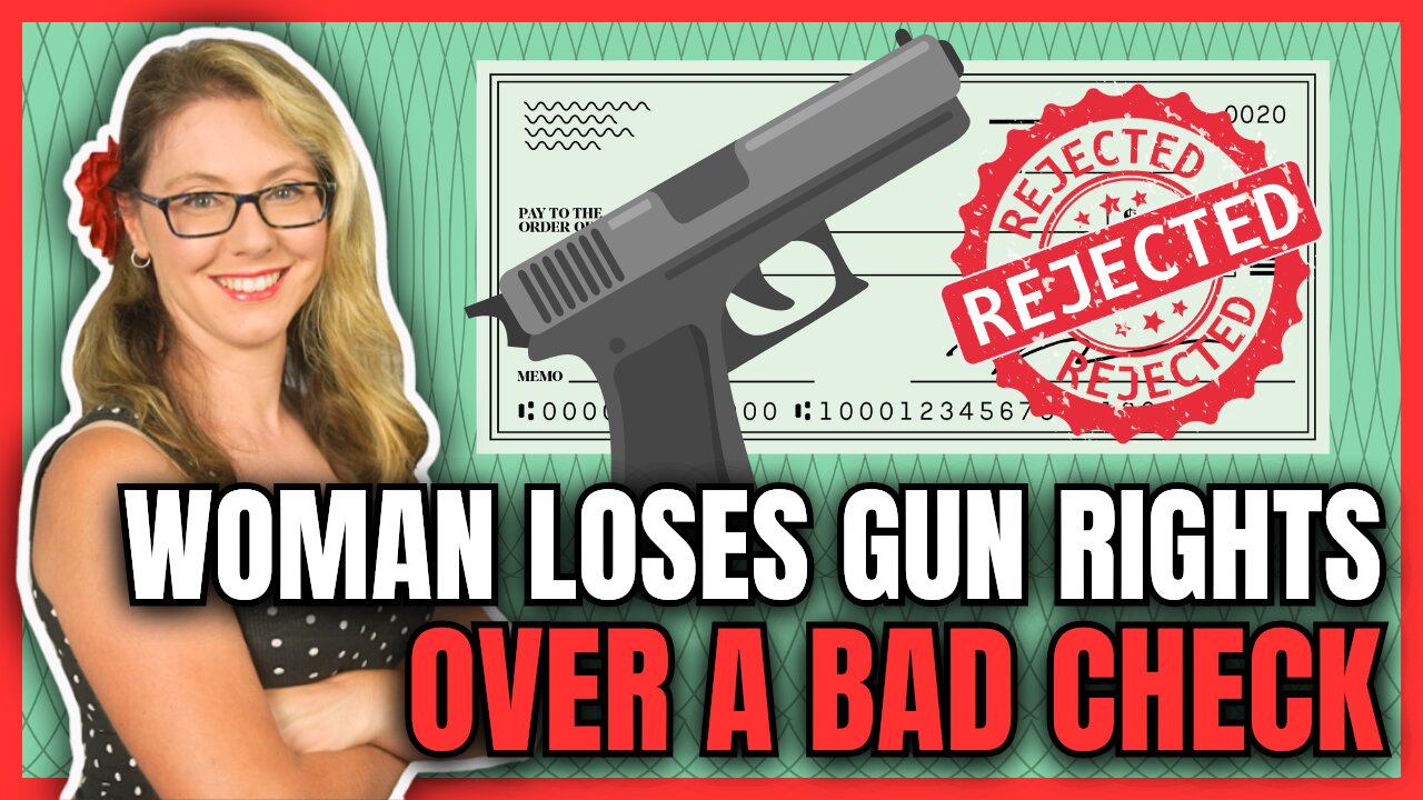 Woman Loses Gun Rights Over a Bad Check