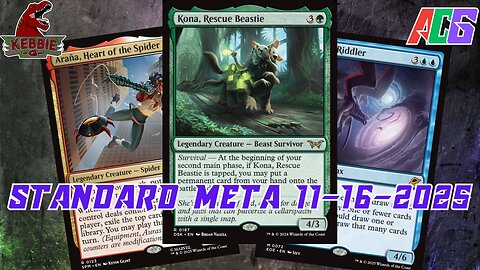 Watching The Standard Meta 11-10-25 to 11-16-25 | Magic the Gathering | MTG Metagame Analysis