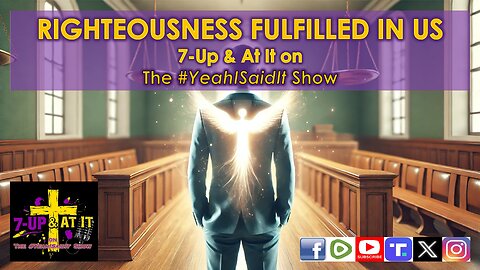 WORD OF THE DAY: ROMANS 8:4 - RIGHTEOUSNESS FULFILLED IN US