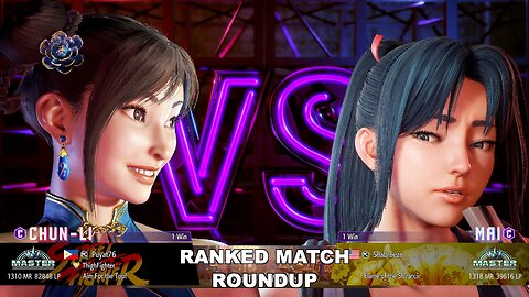 Kuya Kalbo SF6 Ranked Match Roundup. Chun Li Master Rank [Hori Fight Stick]