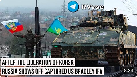 After the Liberation of the Kursk Region! Russia shows off captured 2 U.S. Bradley armored vehicles