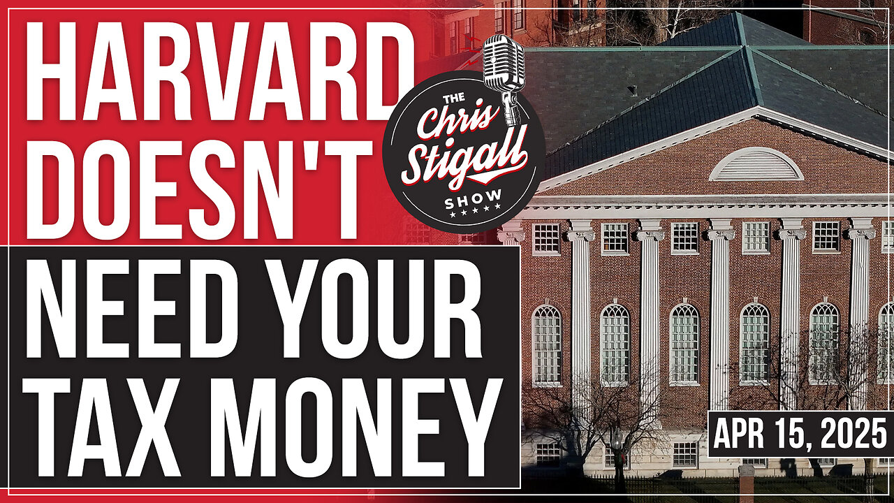 Harvard Doesn't Need Your Tax Money