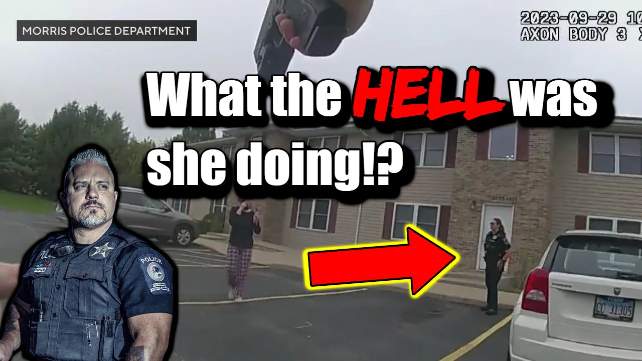 Useless Female Cop FREEZES During Knife Attack!
