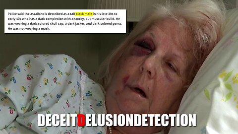 A 65-year-old white female was brutally beaten, sexually assaulted, and robbed inside her own home by a black suspect