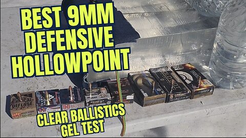 Best 9mm Traditional Hollowpoint Ballistics Gel Test