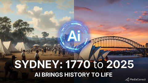 AI REANIMATES History: Sydney's 250-Year Evolution from Prison to Paradise