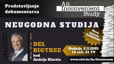 SLOBODNI podcast #129 Del Bigtree-"Neugodna studija"