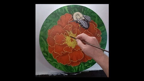 Painting Timelapse: "Marigold" by Mark J. Allen