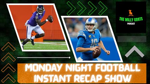 Lions Bully the Ravens - MNF Instant Recap