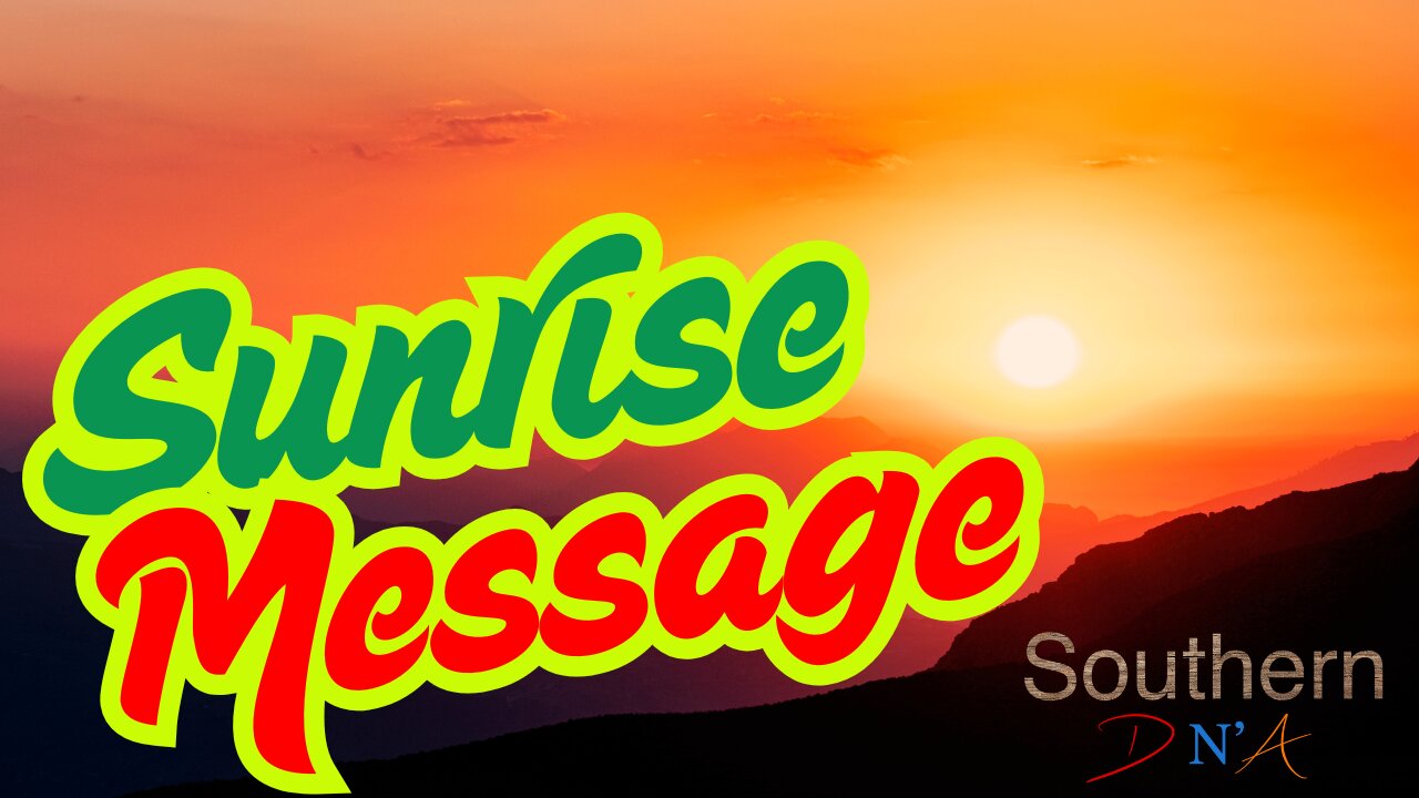 Easter Sunday Sunrise Message
