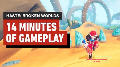 !$ Minutes of HASTE - Broken Worlds Demo Gameplay - A High-Speed Acrobatic Running Game