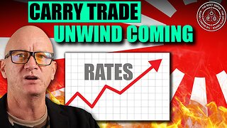 Japanese Debt rates to bring the carry trade unwind, plus the Gold Silver Ratio 100 Handle?