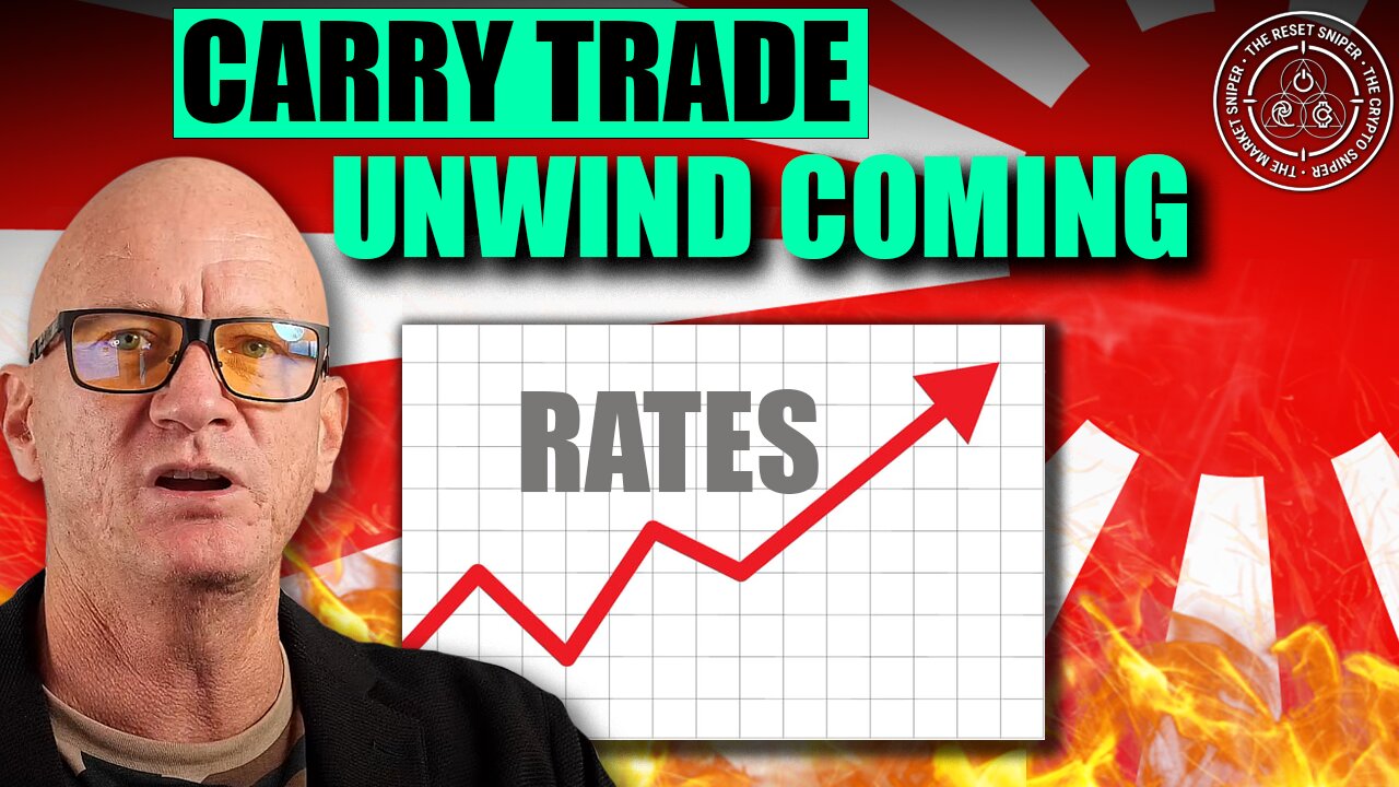 Japanese Debt rates to bring the carry trade unwind, plus the Gold Silver Ratio 100 Handle?