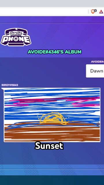 Gartic Phone : i see more then one sun 🌞 #garticphone #sirbiscuit #funny #fun