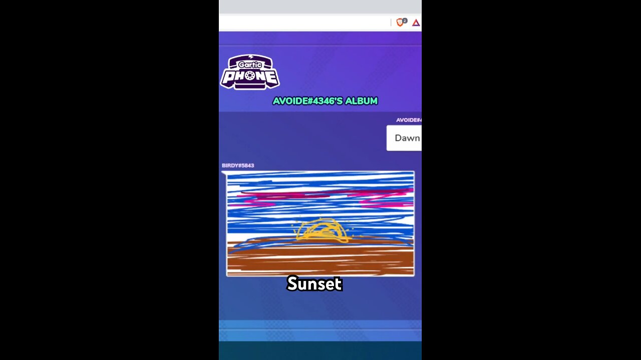 Gartic Phone : i see more then one sun 🌞 #garticphone #sirbiscuit #funny #fun