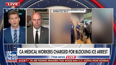 CAL MEDICAL WORKERS ARRESTED & CHARGED FOR BLOCKING ICE ARREST
