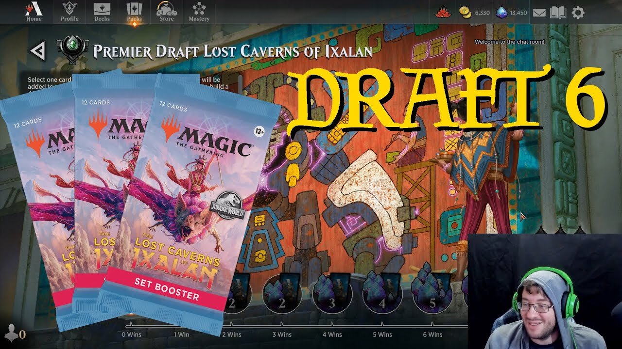 Dino Deck Draft Building in Lost Caverns of Ixalan Draft