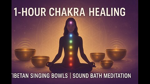 1 Hour Healing Vibration | Tibetan Singing Bowls for Chakras & Inner Peace