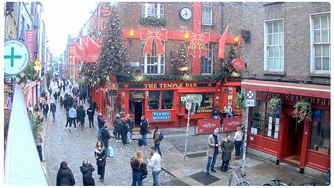Street View Dublin, Ireland Outside A Pub 11.30.2025 Broadcast 🎥🎬