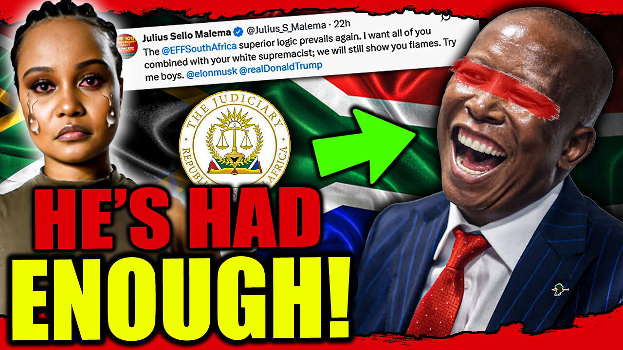 Julius Malema THREATENS Elon Musk & President Trump
