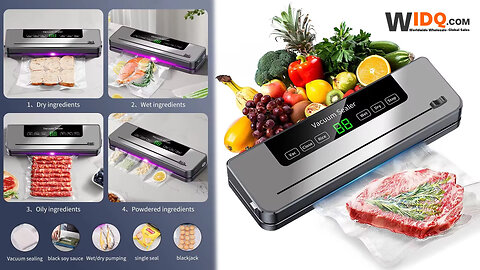 🥩 Keep Food Fresh Longer with This Vacuum Sealer! 🥦