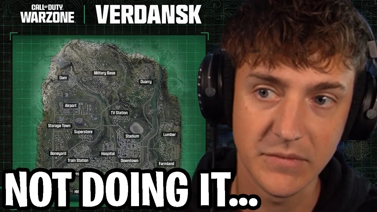 Ninja Explains Why REFUSES To Play Verdansk & Why Fortnite Is Better!
