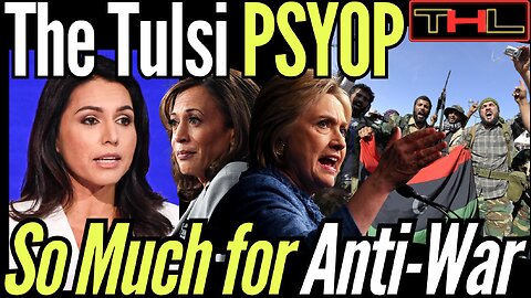Tulsi Gabbard used to TAKE ON War Mongers like Trump, Hillary and Kamala, Now She Is One