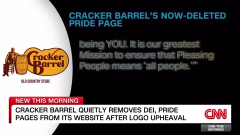 Cracker Barrel quietly removes DEI, Pride pages from its website after logo upheaval