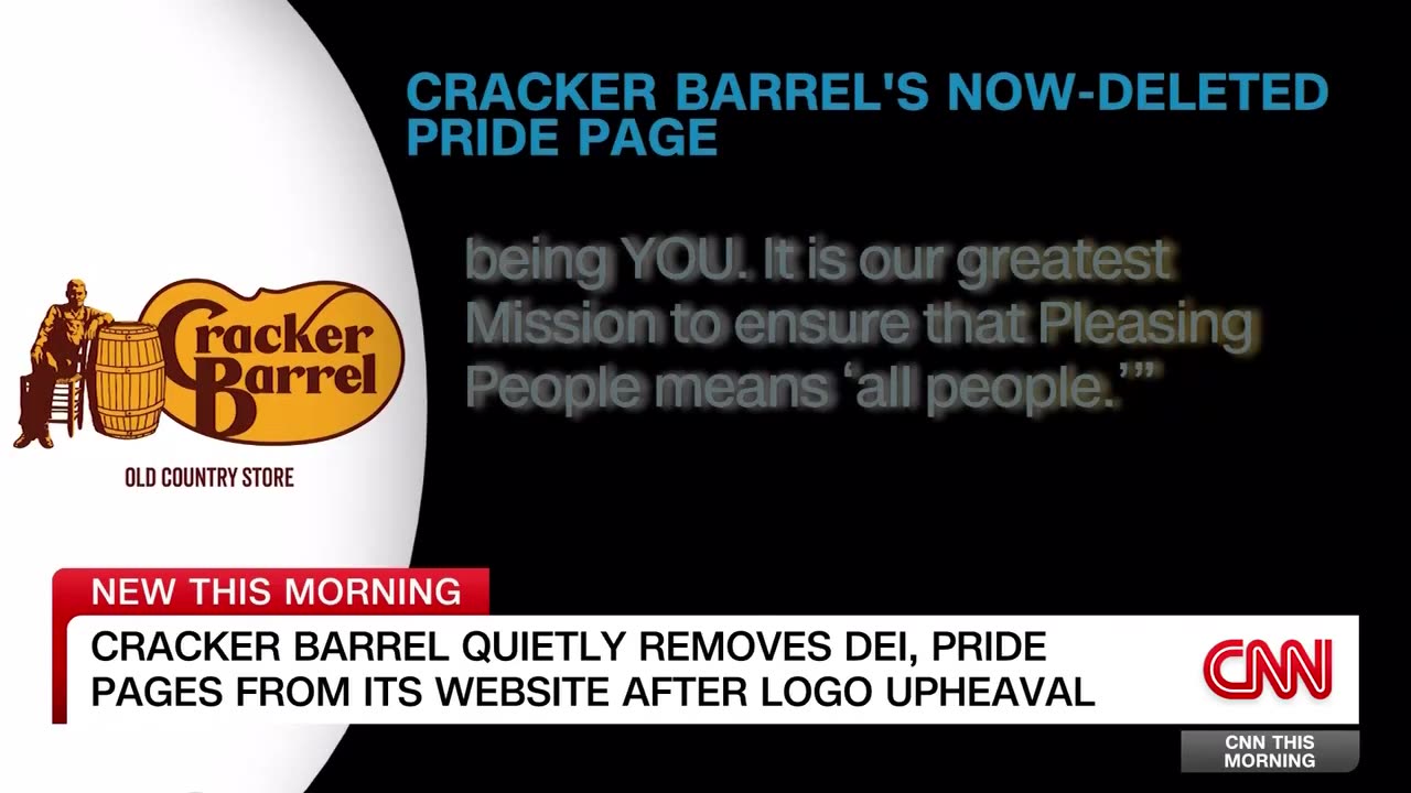 Cracker Barrel quietly removes DEI, Pride pages from its website after logo upheaval
