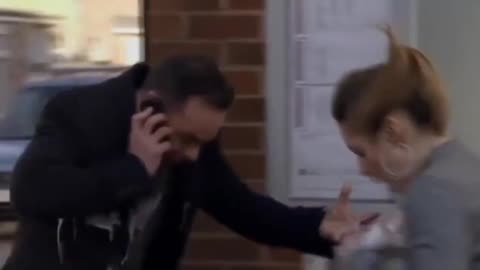 Billy doesn't look where he is going on Coronation Street