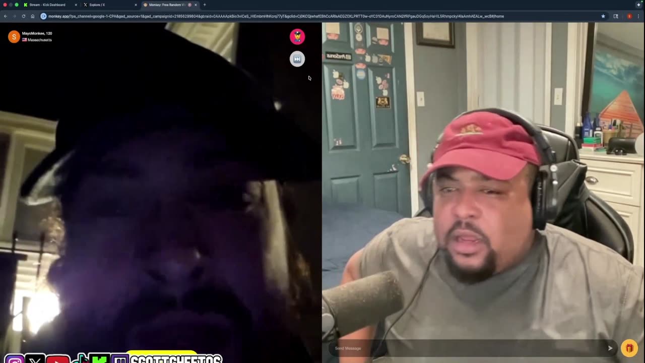 Confirmed Pedophile ScottCheetos Gets Called Out on Monkey 10-28-2025