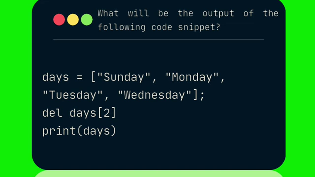Python Quiz of the day - 0011🔥