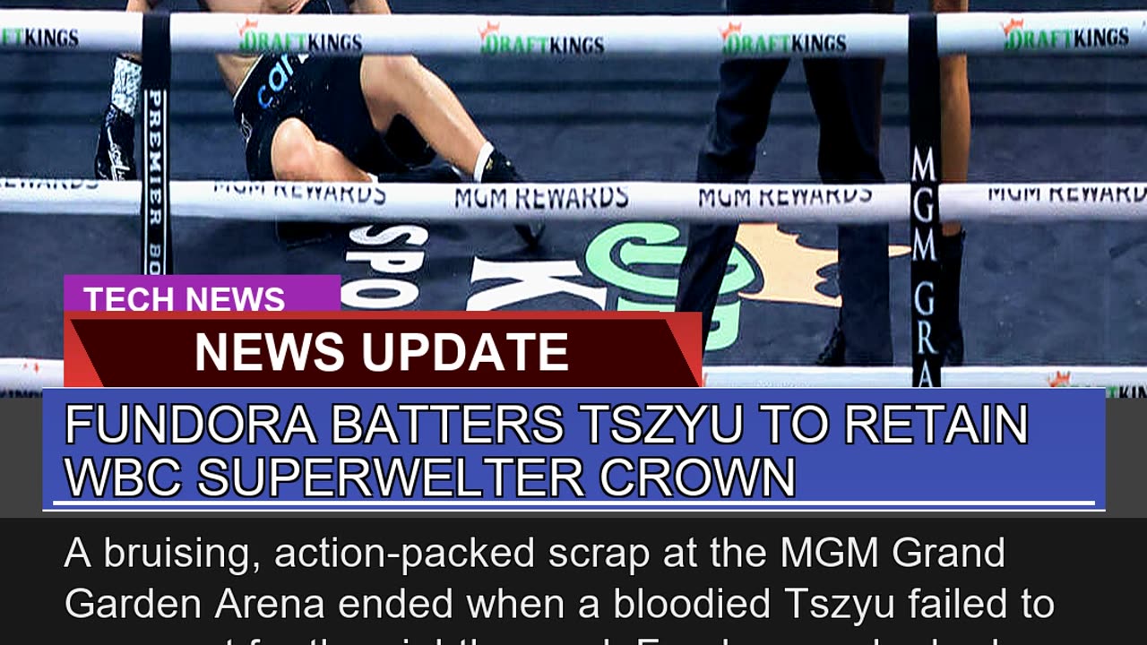 Fundora Batters Tszyu to Retain Wbc Superwelter Cr